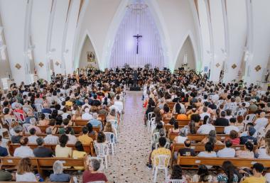 Osba realiza concerto gratuito no Santuário Nossa Senhora de Fátima, neste domingo (12)